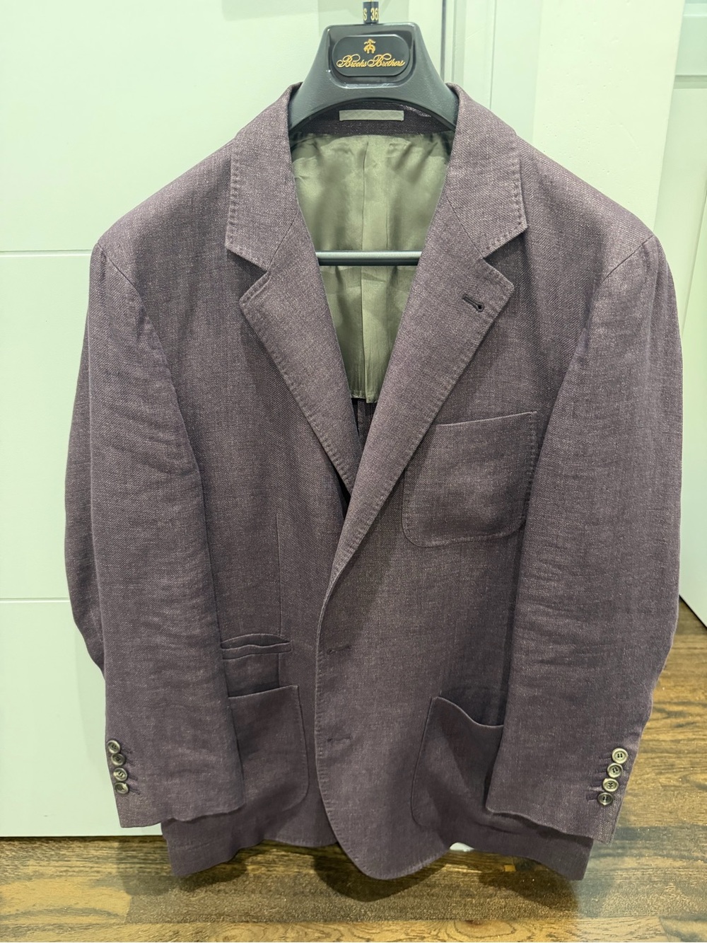 Brunello Cucinelli Lavender-Purple Single-Breasted Sport Coat